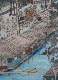 Japanse houtdruk ca. 1900