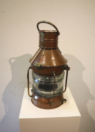 Koperen scheepslamp