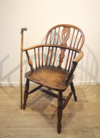 Antieke Art Nouveau wandelstok