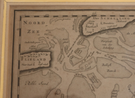 Antieke kaart Friesland 1725