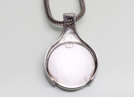 Zilveren hanger agaat aan collier Kordes & Lichtenfels