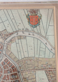 Antieke kaart Haarlem Johannes Blaeu 1646