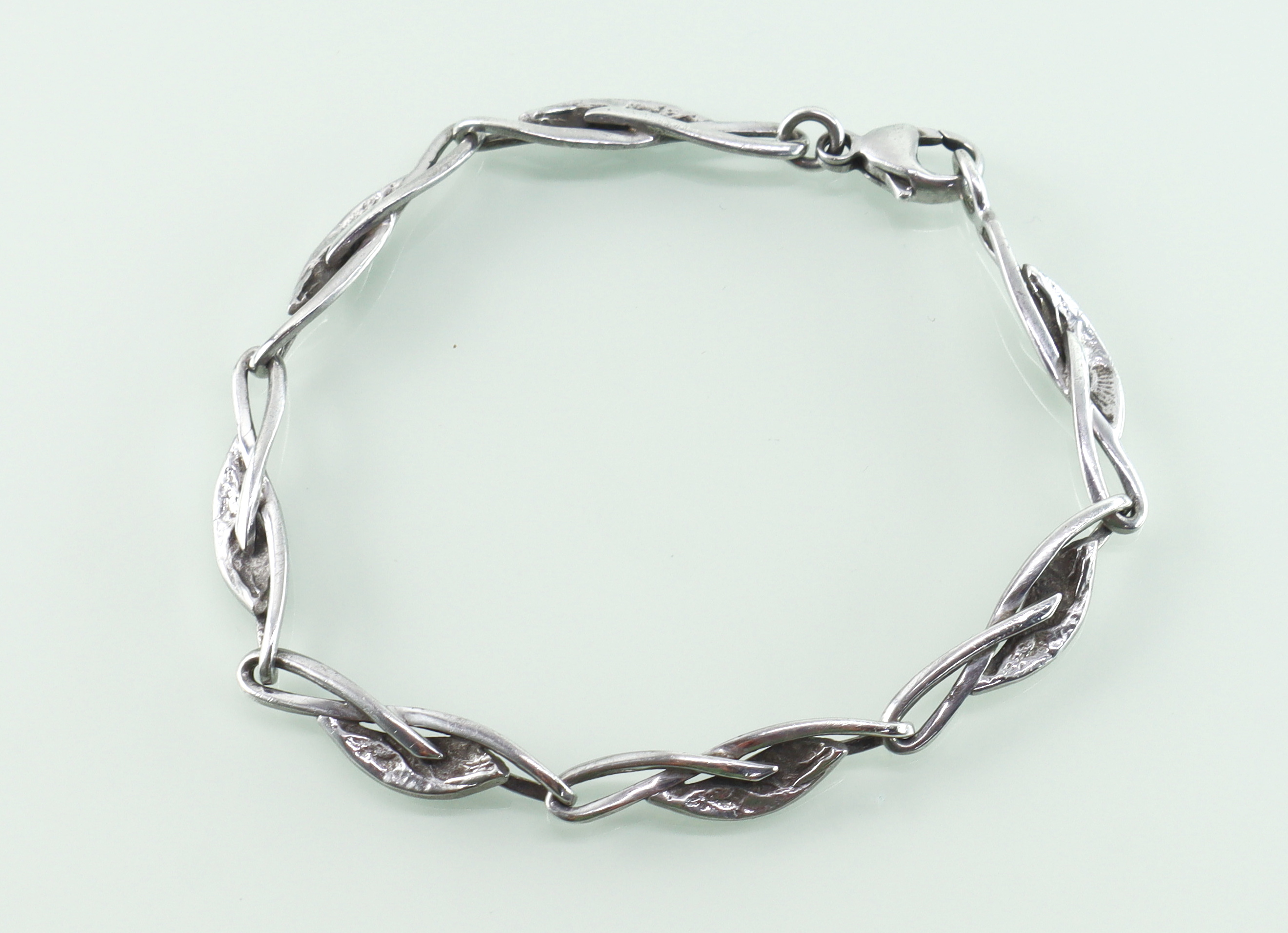 Handgemaakte zilveren armband Sueno