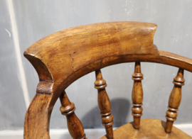 Antieke Engelse captainchair, 19e eeuw