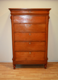 Antieke  chiffonière met bureau