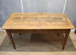 Antieke Franse bakkerstafel, keukentafel