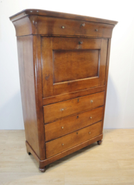 Antieke Hollandse secretaire à abbatant