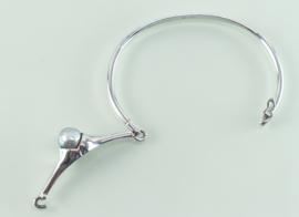 Vintage Deense zilveren armband parel Peter Ernst Ravbutikken