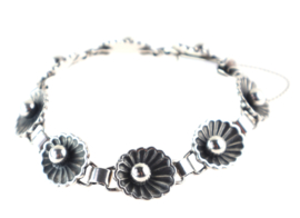 Vintage Deens design zilveren armband, John Lauritzen