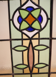 Art Deco glas-in-lood-raam