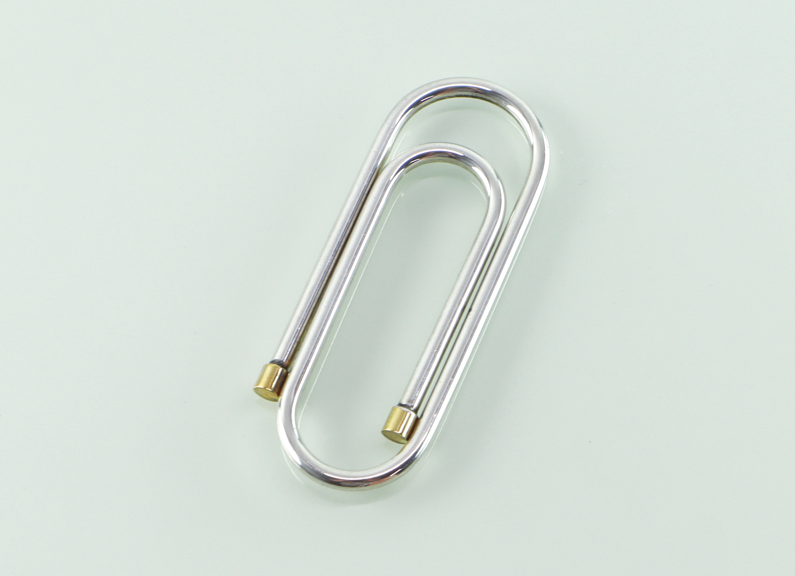 Vintage zilveren geldclip / paperclip Franz Scheurle 1970