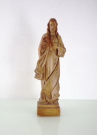 Antiek houten Christus beeldje