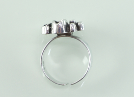 Vintage zilveren ring Friedrich Knödler