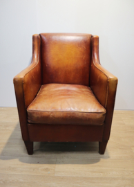 Lederen clubfauteuil