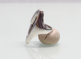 Zilveren ring Henning Koppel voor Georg Jensen Denemarken