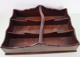 Antieke Engelse bestekbak