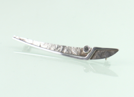 Vintage zilveren modernistische broche Theodor Klotz (Teka)