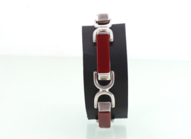 Vintage zilveren armband carneool Franz Scheurle
