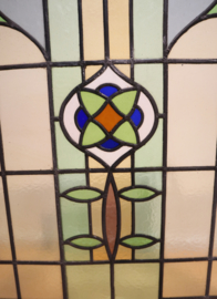 Art Deco glas-in-lood-raam