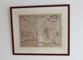 Antieke kaart Utrecht Willem Bleau, 17e eeuw