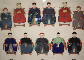 Antiek Chinese scroll