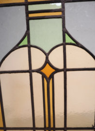 Art Deco glas-in-lood-raam