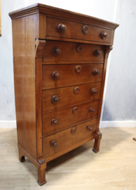 Antieke Hollandse chiffonière, ladekast