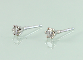 Witgouden oorbellen diamant