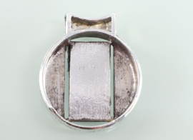 Vintage zilveren hanger streepagaat Kordes & Lichtenfels