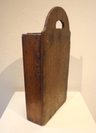 Antieke houten schooltas, 18e eeuw