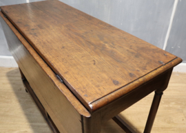 Antieke Engelse wandtafel, gateleg