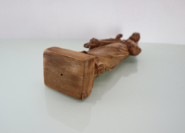 Antiek houten Christus beeldje
