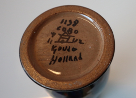 Plateel vaasje Plazuid decor Cobo 1918