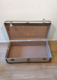 Vintage aluminium reiskoffer