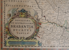 Antieke kaart Brabant 1629, Henricus Hondius