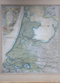 Antieke landkaart Holland, 1733