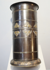 Jugendstil koperen paraplubak Daalderop