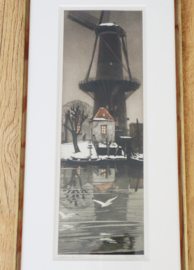 Ets Tjeerd Bottema (1884-1978) Molen "De stier"