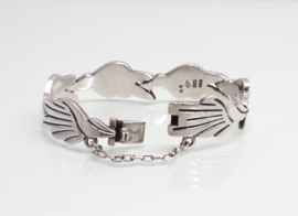 Zware vintage zilveren armband Rodolfo Espinoza  jaren ‘70