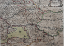 Antieke kaart Brabant en Zuid Holland 1644 Joan Blaeu
