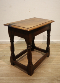 Antiek Engels krukje,  jointstool