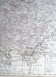 Antieke landkaart België Johan Baptist Homann 1747