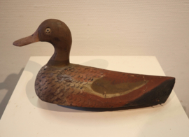 Antieke houten lokeend