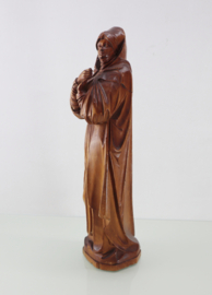 Antiek houten beeld Madonna van Neurenberg