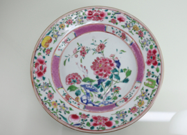 Chinees porseleinen Famile Rose bord