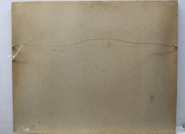 Antieke gravure Amsterdam, 18e eeuw.