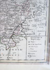 Antieke landkaart België Johan Baptist Homann 1747