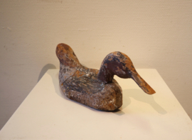 Antieke houten lokeend