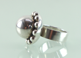 Vintage zilveren ring Erik Granit Finland jaren ‘70