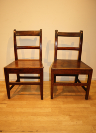 Set antieke Engelse stoelen ca 1800